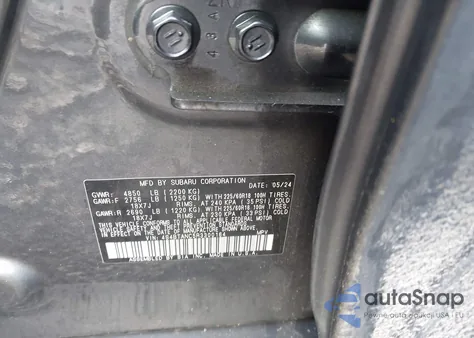2024 Subaru Outback Limited from USA, damaged, VIN 4S4BTANC5R3300164